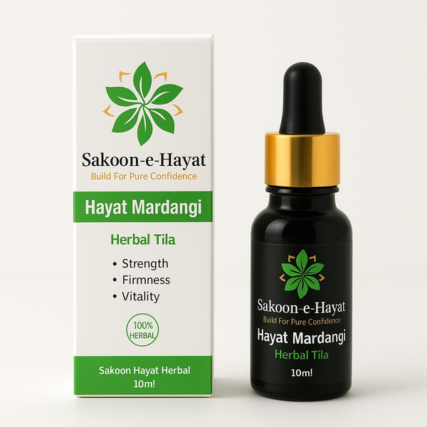 🌿 Sakoon-e-Hayat Hayat-e-Mardangi – Herbal Vitality Oil